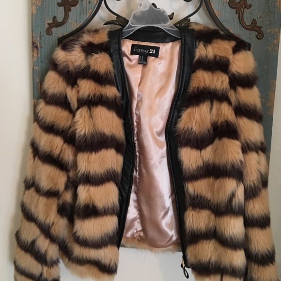 Super cute fake fur coat