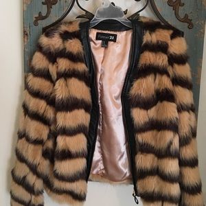 Super cute fake fur coat
