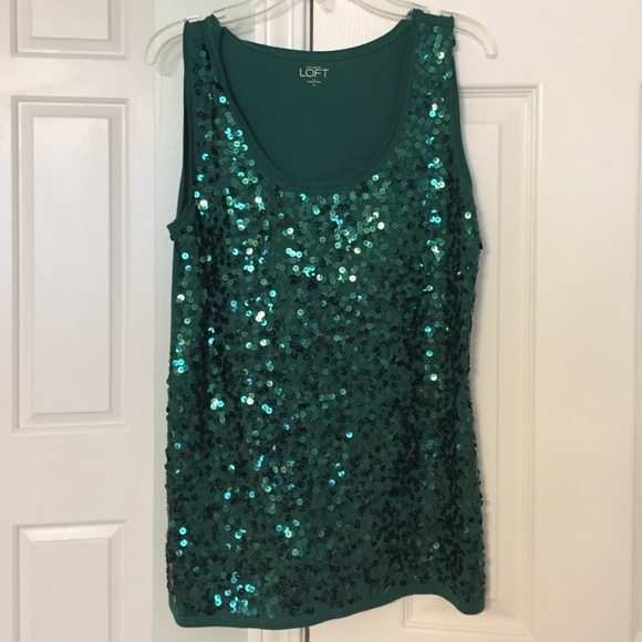 Sequin green top, never worn - Picture 1 of 2