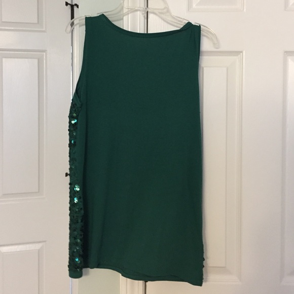 Sequin green top, never worn - Picture 2 of 2