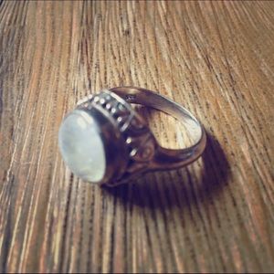 Sterling Silver & Moonstone Ring