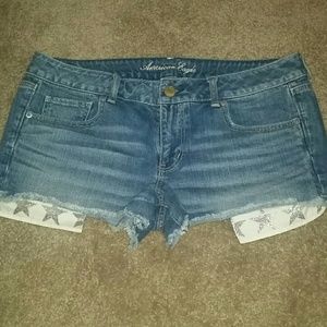 American Eagle star pocket shorts