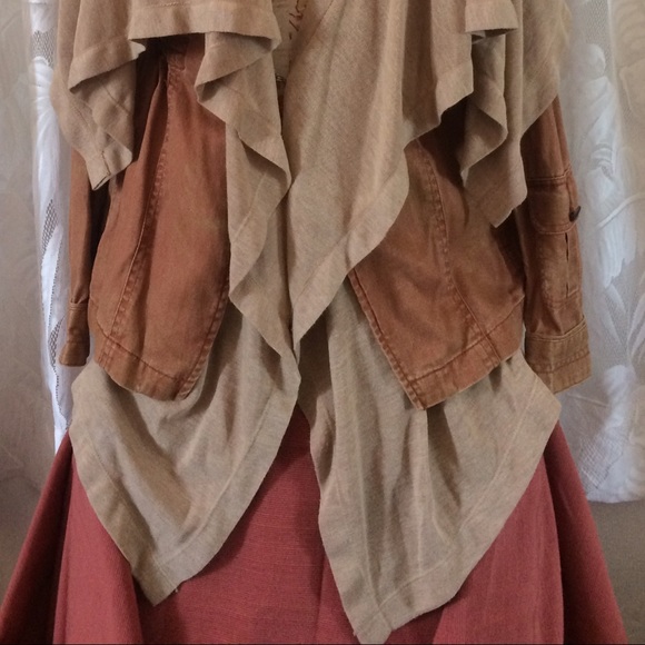 Draped Military Jacket - Picture 2 of 4