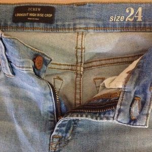 Vintage wash J.Crew Lookout High-Rise Ankle Jeans