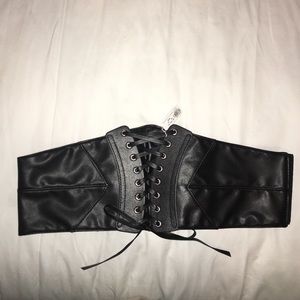 lace up corset belt