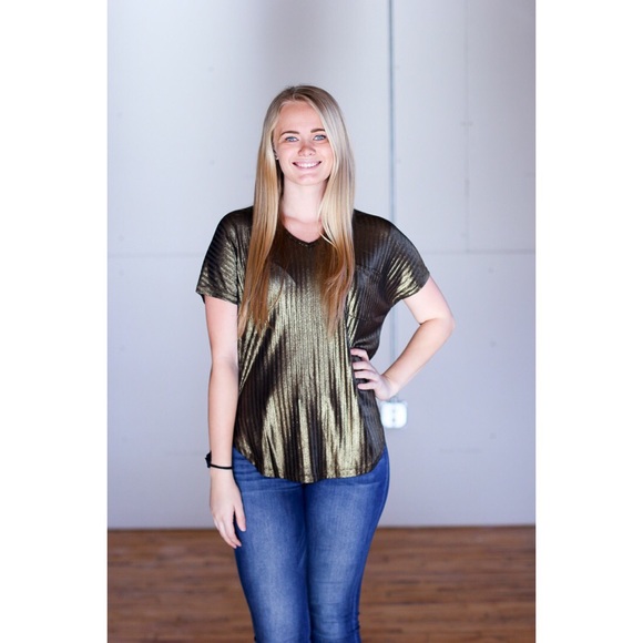 >>LAST<< Lux of My Life Gold Top - Picture 2 of 4