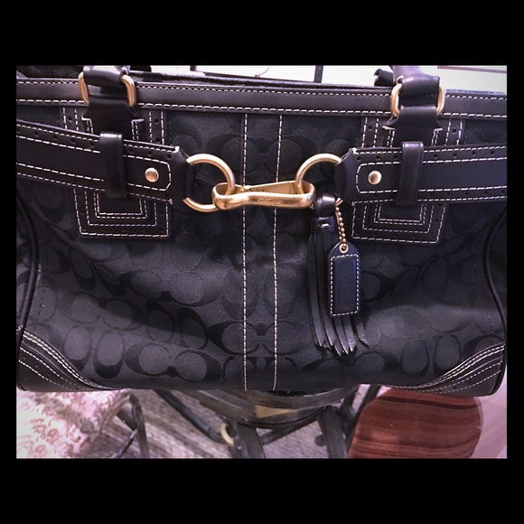 Black Coach handbag