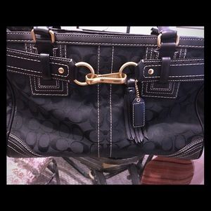 Black Coach handbag