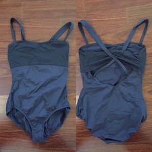 Grey-Blue Ballet Leotard