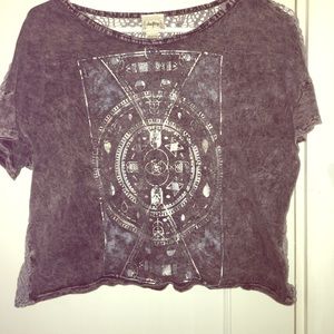 Short sleeve day trip gray shirt