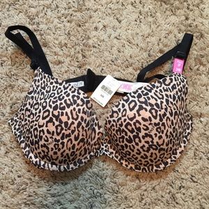 NWT Victoria's Secret Pink Leopard Bra