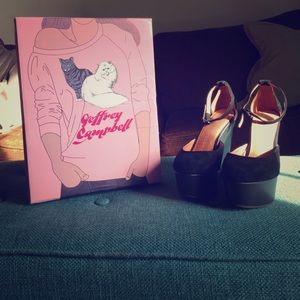 Jeffery Campbell black wedges