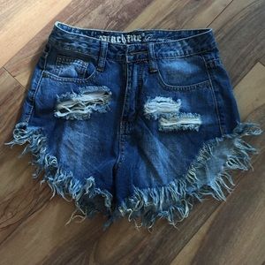 Cute Denim cut off shorts