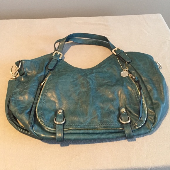 Big Buddha Handbags - Teal leather NWT- Big Budda tote.