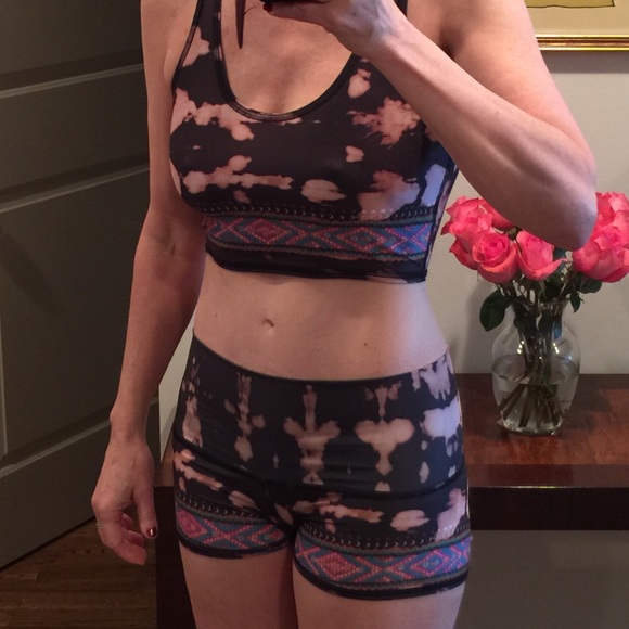 Teeki sun shorts & lover tank set. Cusco Rambler.