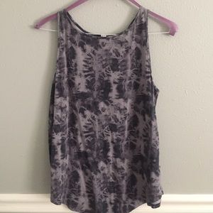 Dark gray tie dye workout tank!
