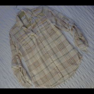 Satin Flannel Top