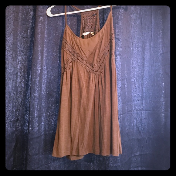 Olive green tank top