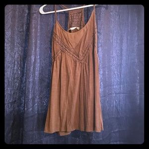 Olive green tank top