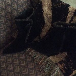 Stuart Weitzman suede booties