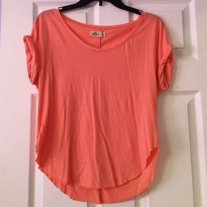 Hollister rolled short sleeve