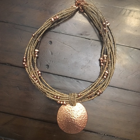 Bohemian beaded necklace in great condition