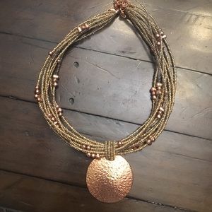 Bohemian beaded necklace in great condition