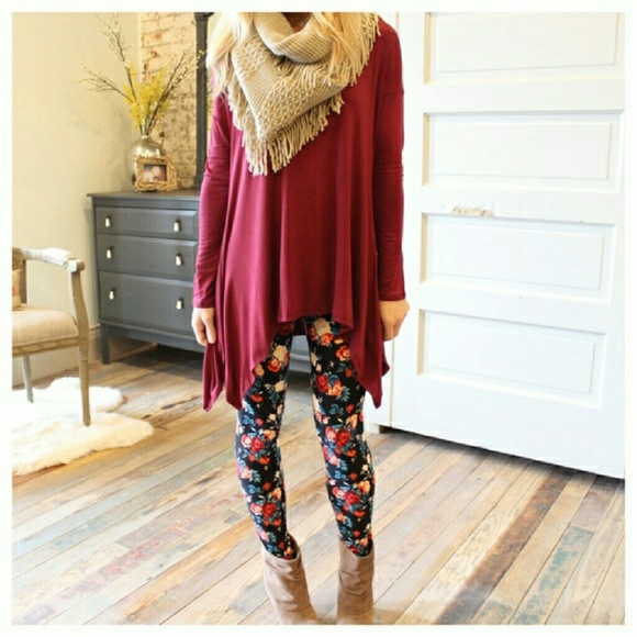 FINAL SALE NWT PLUS SOFT BRUSHED KNIT LEGGINGS - Picture 2 of 5