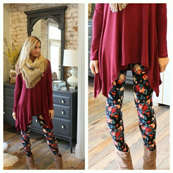 FINAL SALE NWT PLUS SOFT BRUSHED KNIT LEGGINGS - Picture 3 of 5