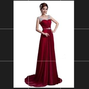 Red prom dress
