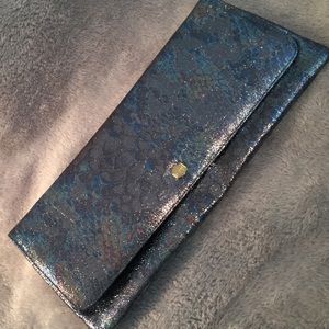 Large lovely Lodis™textured leather evening wallet