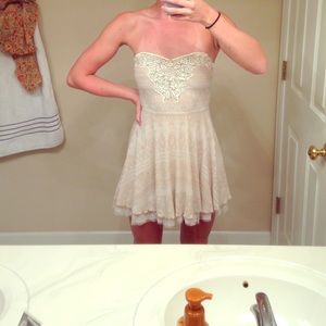 Free people strapless dress