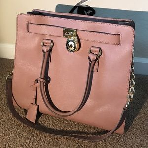 Michael Kors Saffiano Leather Tote Bag