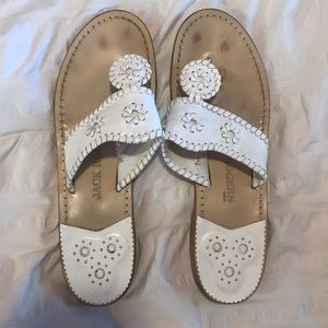 White Jack Rogers Sandal