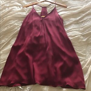 Alice + Olivia Fierra dress in wine