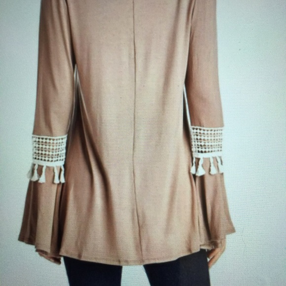 Long Bell Sleeve With Detail Tunic - Picture 3 of 4