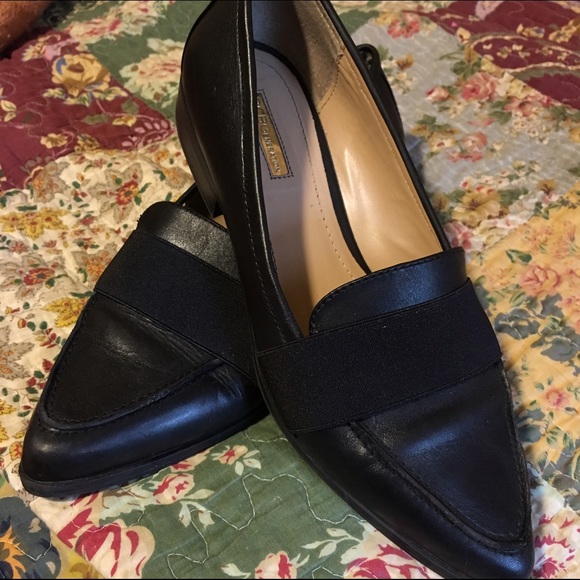 Black BCBG Leather Loafer