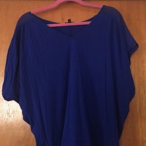 Royal blue Express top