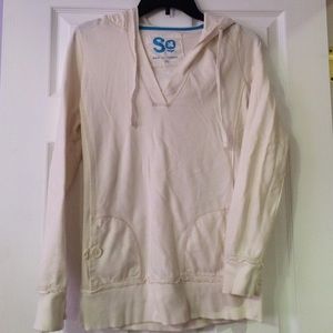 Long sleeve, hooded sweatshirt