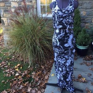 Monteau tie dye maxi dress