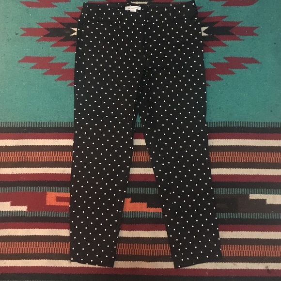 Liz Claiborne polka dot trousers