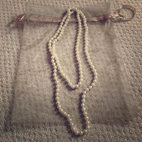 Long string of pearls.
