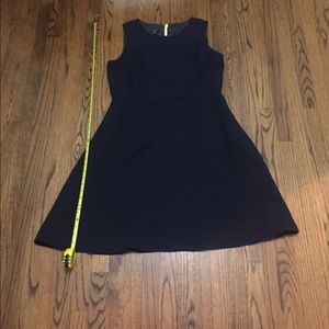Classic dress! Talbots 16 Navy Fit/ Flare Dress