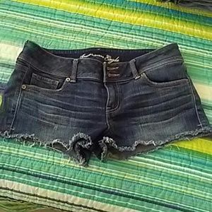 American eagle jean shorts