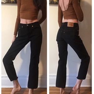 🚫SOLD🚫🎄Vintage 505 Black Levi's 28🎄
