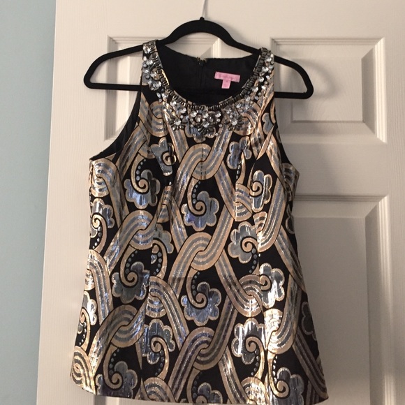 Sparkly Lilly Pulitzer tunic