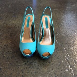 BCBG MaxAzria Peep Toe Pumps