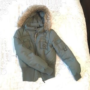 BeBe PH 8 puff hooded jacket.