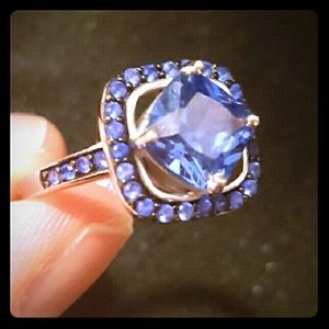 .925 SS Genuine corundum ring