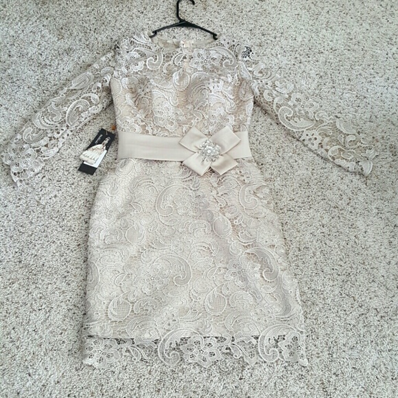 Nude Lace Dress